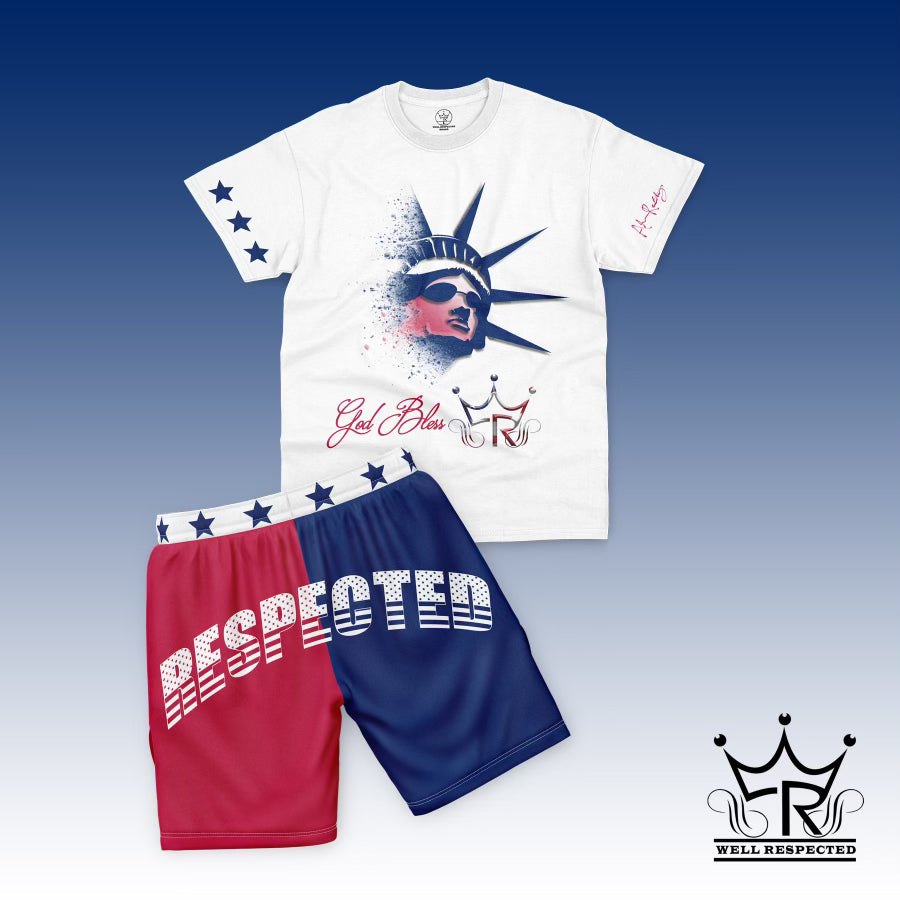 Red White & Blue Shorts