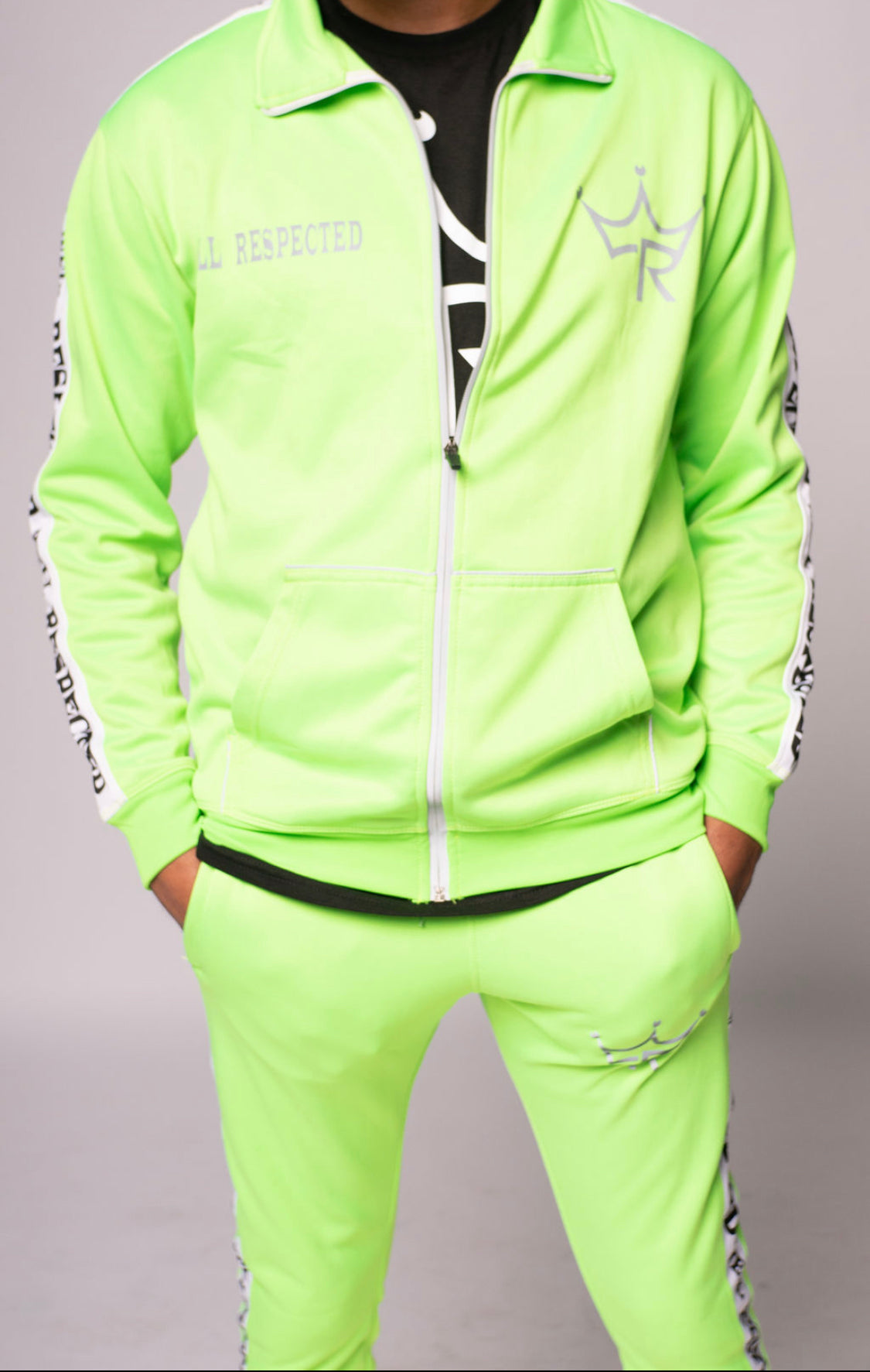 Neon Reflective Track Suit
