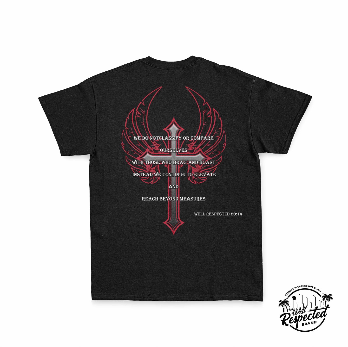 Cross Tee Blk/Red