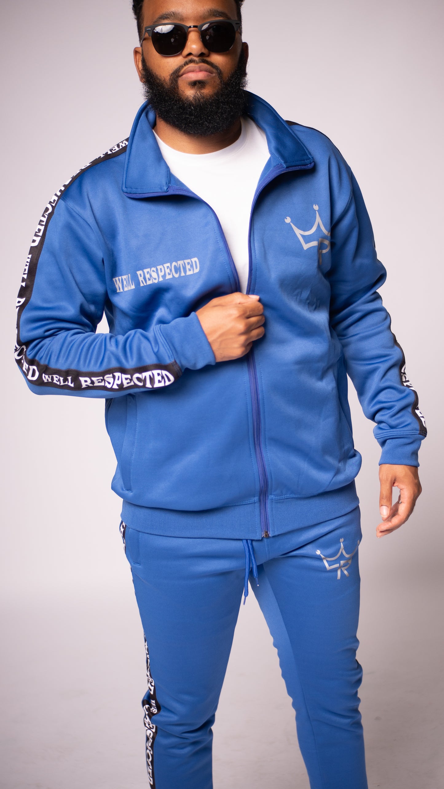 Royal Reflective Track Suit