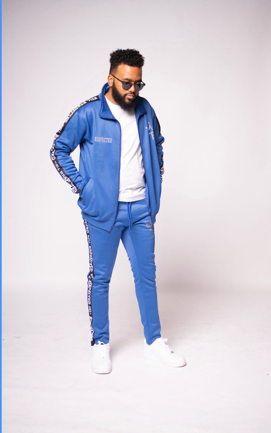 Royal Reflective Track Suit