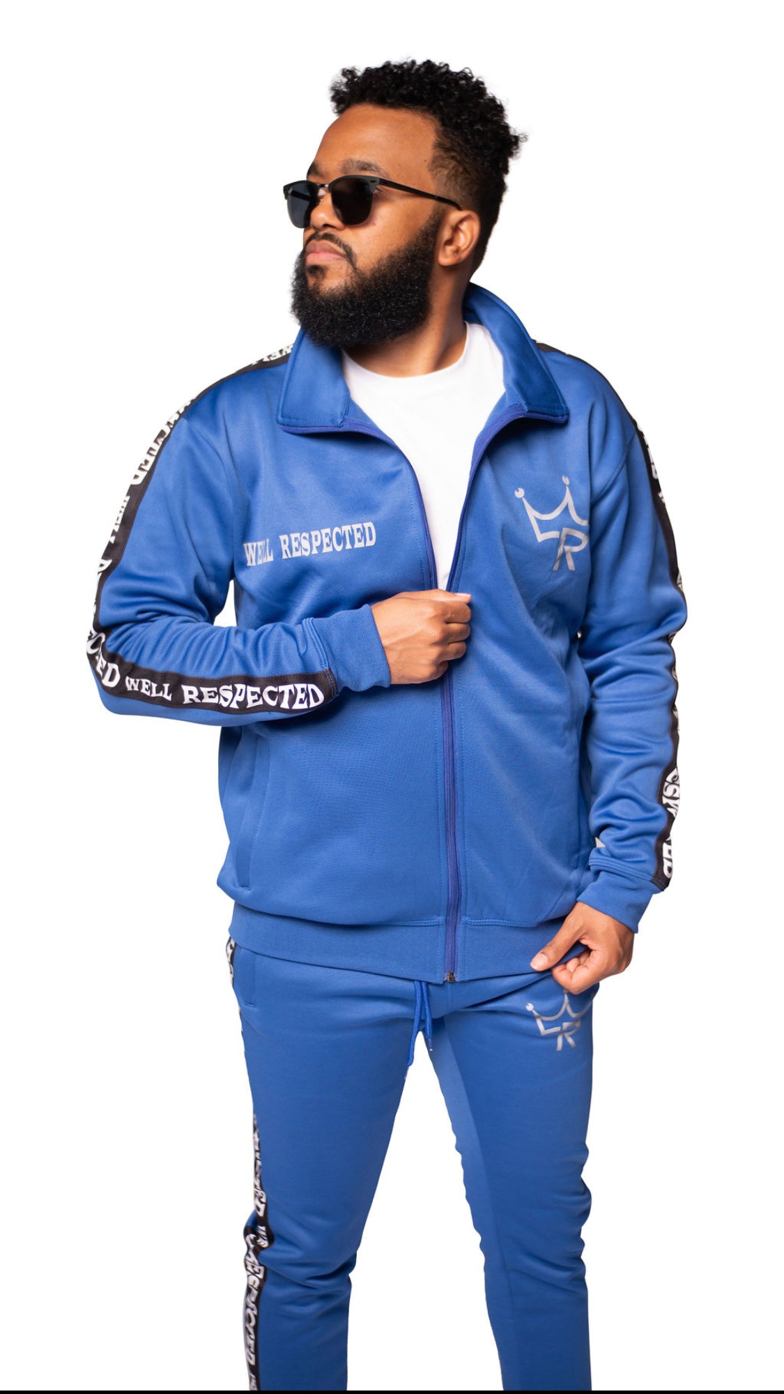 Royal Reflective Track Suit